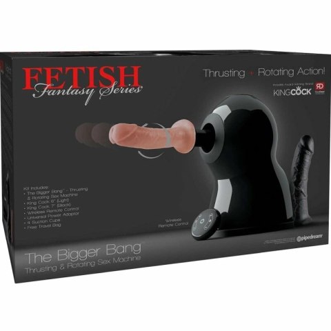 Pipedream Fetish Fantasy Series Bigger Bang - zaawansowana maszyna intymna z funkcją obrotu i pchania