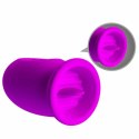 Pretty Love Daisy Dual Egg - model podwojny, USB, silikon, fioletowy
