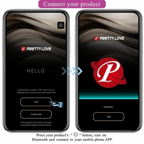 Pretty Love Doreen Pink - Wibrujące jajko sterowane aplikacją, akumulator