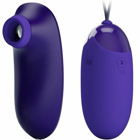 Pretty Love EggTouch Fioletowy Stymulator Bezprzewodowy USB 12 Trybow