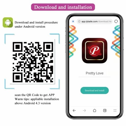 Pretty Love Elvira Rożowe Kulki Treningowe Kegla z Aplikacją Bluetooth