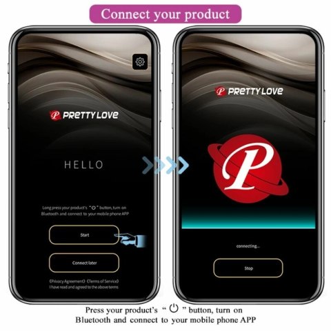 Pretty Love Elvira Rożowe Kulki Treningowe Kegla z Aplikacją Bluetooth