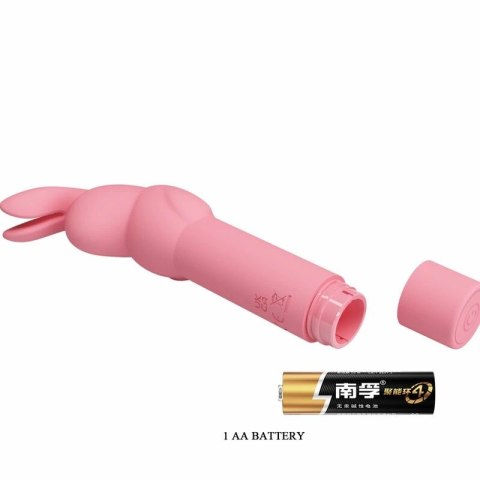 Pretty Love Gerardo Pink - Wibrator silikonowy krolik, 10 trybow, wodoodporny