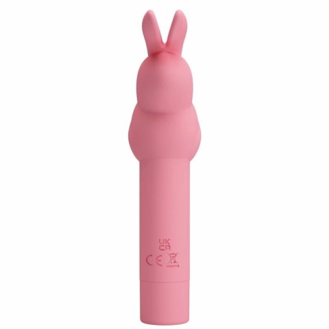 Pretty Love Gerardo Pink - Wibrator silikonowy krolik, 10 trybow, wodoodporny