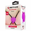 Pretty Love Heartbeat masażer punktowy 10 trybow, fioletowy