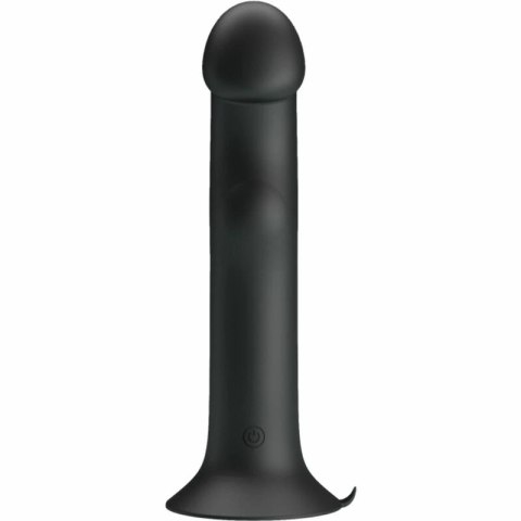 Pretty Love Murray czarny - wibrator silikonowy z falą stymulującą, USB