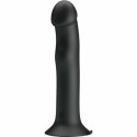 Pretty Love Murray czarny - wibrator silikonowy z falą stymulującą, USB
