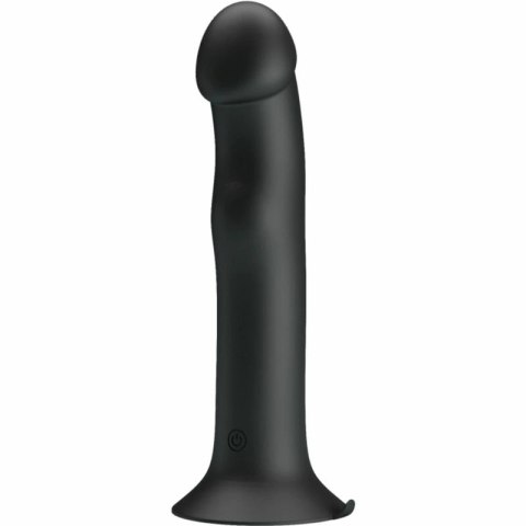 Pretty Love Murray czarny - wibrator silikonowy z falą stymulującą, USB
