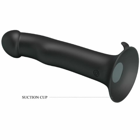 Pretty Love Murray czarny - wibrator silikonowy z falą stymulującą, USB