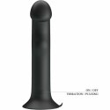 Pretty Love Murray czarny - wibrator silikonowy z falą stymulującą, USB