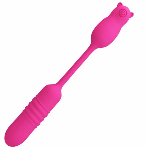 Pretty Love Nobikuma rożowy silikonowy mini masażer pulsacyjny USB
