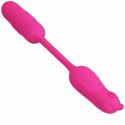Pretty Love Nobikuma rożowy silikonowy mini masażer pulsacyjny USB