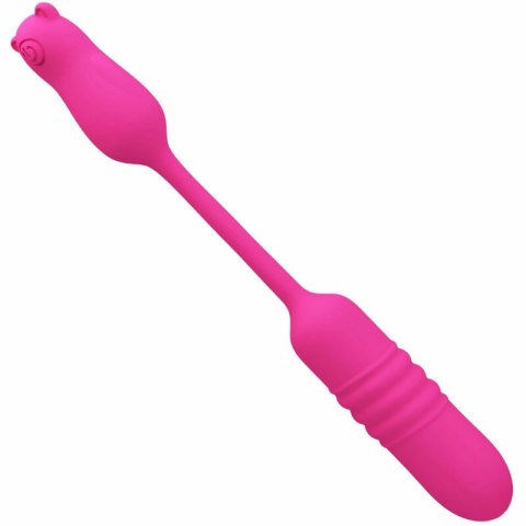 Pretty Love Nobikuma rożowy silikonowy mini masażer pulsacyjny USB