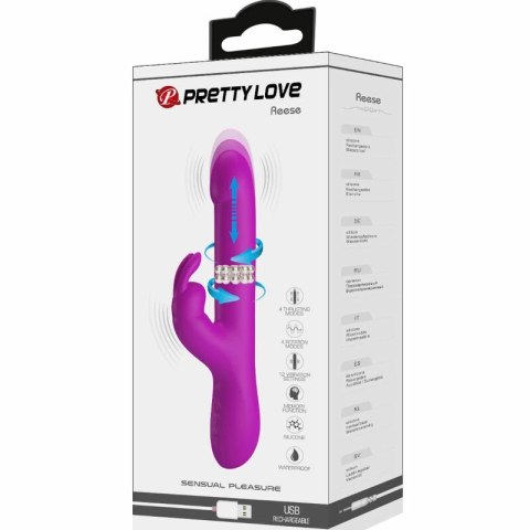 Pretty Love Reese - model wielofunkcyjny, fioletowy, ładowanie USB