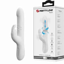 Pretty Love Reese - silikonowy model z obrotowym systemem srebrnym, USB