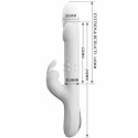 Pretty Love Reese - silikonowy model z obrotowym systemem srebrnym, USB