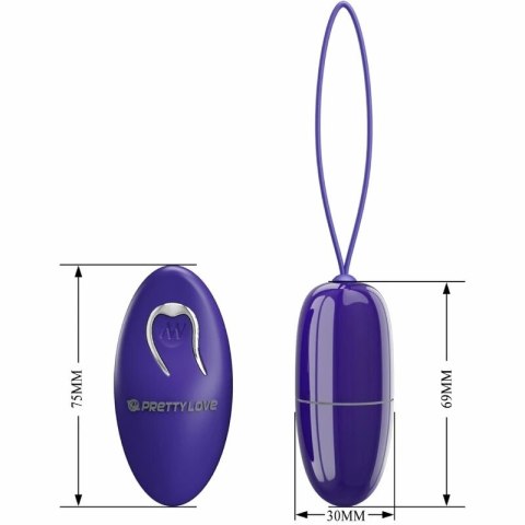 Pretty Love Selkie Youth Mini - fioletowy system wibracyjny z pilotem