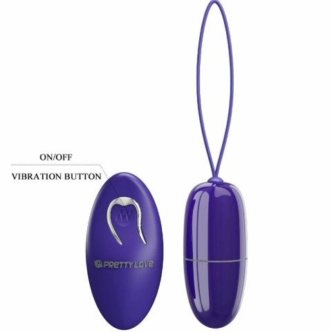 Pretty Love Selkie Youth Mini - fioletowy system wibracyjny z pilotem