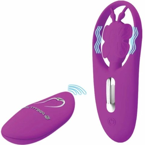 Pretty Love Tańczący Motylek Model do Majtek z Pilotem Liliowy 10,8 cm