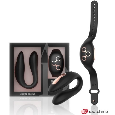 Anne's Desire Dual Pleasure Watchme Czarny-Złoty - System Sterowania Zegarkiem