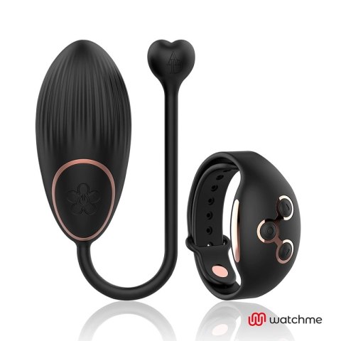 Anne's Desire Egg - Czarny z zegarkiem zdalnego sterowania WATCHME, 7 trybow