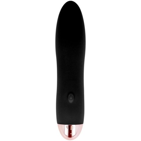 Dolce Vita Czarny Model Cztery - Wibrator USB, 7 Trybow, Silikon 13 cm