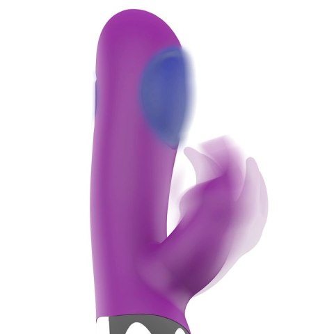 Fun Function Combi Double Tapping - model z dwoma silnikami, silikon, 21 cm