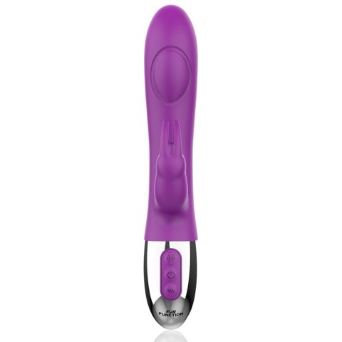 Fun Function Combi Double Tapping - model z dwoma silnikami, silikon, 21 cm