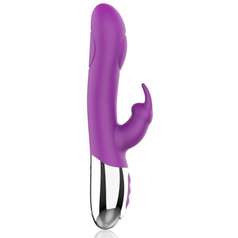 Fun Function Combi Double Tapping - model z dwoma silnikami, silikon, 21 cm