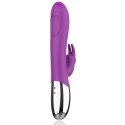 Fun Function Combi Double Tapping - model z dwoma silnikami, silikon, 21 cm