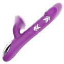 Fun Function Zenda Thruster & Rotation - wodoodporny model z funkcją obrotu, silikonowy, fioletowy