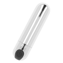 OHMAMA Bullet Vibracyjny Srebrny 8 cm USB 10 Trybow