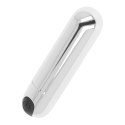 OHMAMA Bullet Vibracyjny Srebrny 8 cm USB 10 Trybow