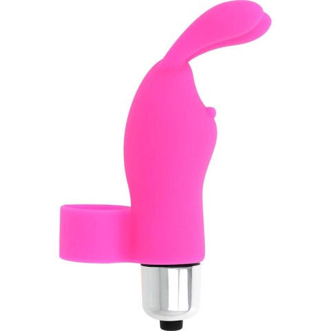 OHMAMA Finger Ring Krolik - Wibrujący naparstek silikonowy IPX6 9,8cm
