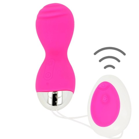 OHMAMA Jajko wibrujące elastyczne z pilotem USB silikon 8,5cm