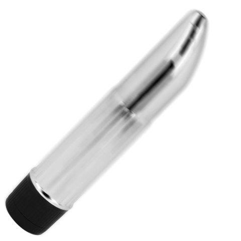 OHMAMA Mini wibrator srebrny 13,5 cm - kompaktowy model PCV
