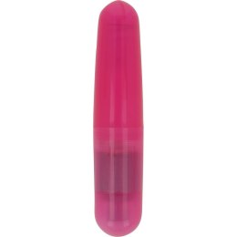 OHMAMA Rożowy Wibrujący Mini Pocisk PCV 110x23mm na baterie AA