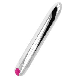 OHMAMA Silver - Model ładowany USB, 10 trybow, 18,5 cm, metaliczny