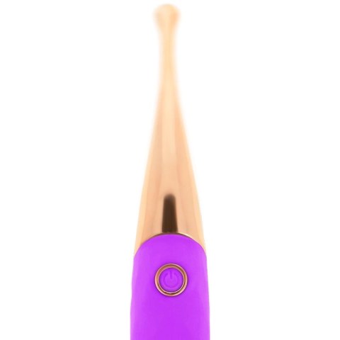 OHMAMA Stymulator punktowy 36 trybow USB silikon liliowy 20cm