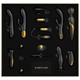 Pretty Love Queens Black & Gold Deluxe - Zestaw 12 urządzeń premium