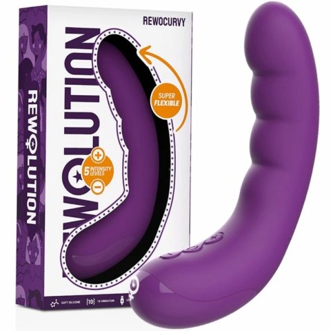 Rewolution Rewocurvy - Elastyczny model ładowany, silikon medyczny, 17 cm