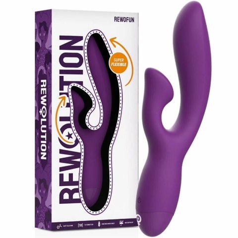 Rewolution Rewofun Machine Intymna z Krolikiem, Elastyczna, 19,5 cm, Rożowa