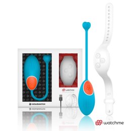 WEARWATCH Egg Blue - Zdalnie sterowana maszyna intymna WATCHME, silikon