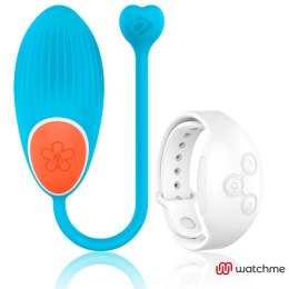 WEARWATCH Egg Blue - Zdalnie sterowana maszyna intymna WATCHME, silikon