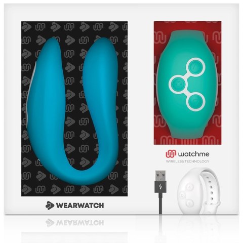 Wearwatch Dual WatchMe - model indygo/woda morska, z pilotem w formie zegarka