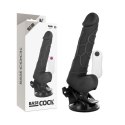 BASECOCK Wibrator Czarny 19,5 cm Pilot Przewodowy Przyssawka TPE
