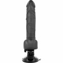BASECOCK Wibrator Czarny 19,5 cm Pilot Przewodowy Przyssawka TPE