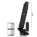 BASECOCK Wibrator Czarny 21 cm Pilot Przewodowy Elastyczny TPE