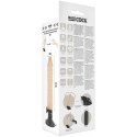 BASECOCK Wibrator Silikonowy 20 cm Pilot Przewodowy Regulacja 4 cm