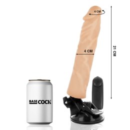 BASECOCK Wibrujący Model Anatomiczny 21 cm TPE Pilot Przewodowy